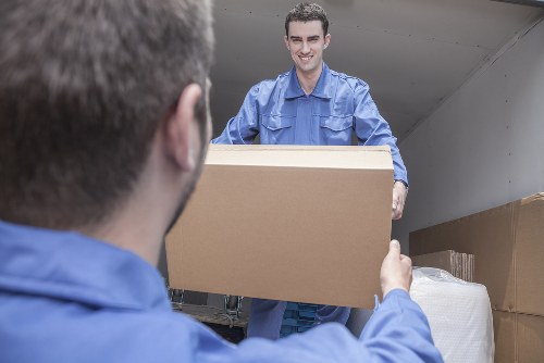 Secure unloading by House Movers Byfleet