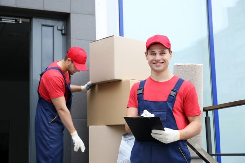 Local Tooting movers transporting furniture