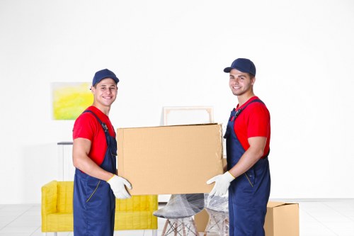 Efficient packing and moving process with man and van