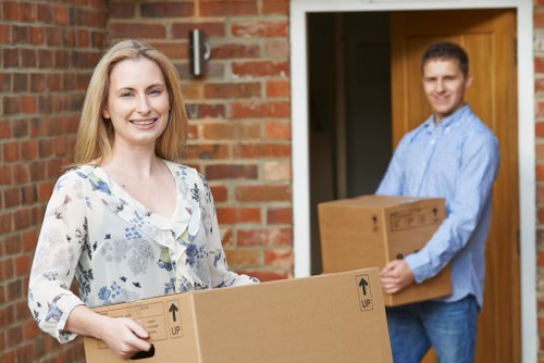House Movers The Hyde crew assisting clients in a new home